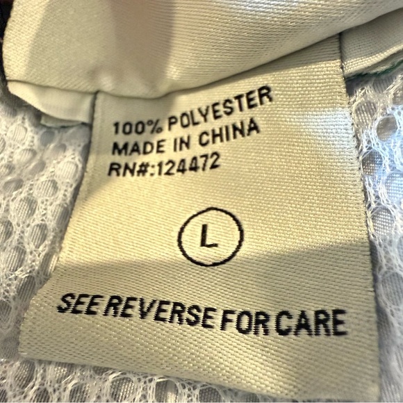 River Trail Shirts Stylish Gray Patterned Men's Lined Swim Trunks Size L - Picture 10 of 12